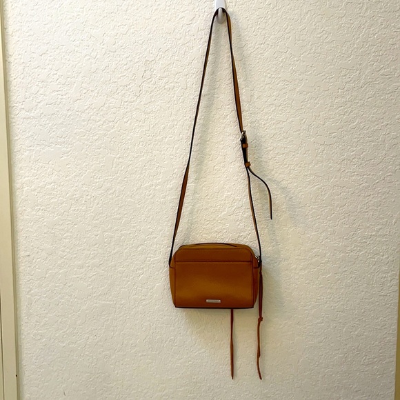 REBECCA MINKOFF Regan Camera Leather Crossbody Bag - Picture 1 of 8